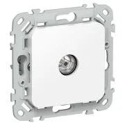 Розетка телевизионная оконечная СП FLITE РТВм-1-1-1-ФлБ тип M экранир. механизм бел. IEK FI-A13-O-K01
