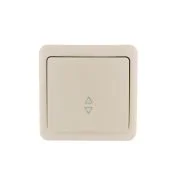 Переключатель проходной 1-кл. 1п ОП Viola 10А IP20 крем. LEZARD 751-0300-105