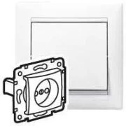 Розетка 1-м СП Valena 16А IP21 2P без заземл. механизм бел. (DIY-упак.) IEK 694268