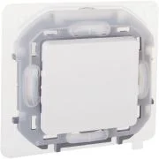 Переключатель 1-кл. 1п 1мод. СП Inspiria 10А IP44 250В 10AX механизм бел. IEK 673670
