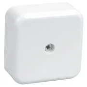 Коробка распаячная ОП КМ 50х50х20 бел. IEK UKO10-050-050-020-K01-E