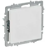 Заглушка BRITE МЗ10-БрАБ с суппортом механизм арктич. бел. IEK BR-PL10-K91